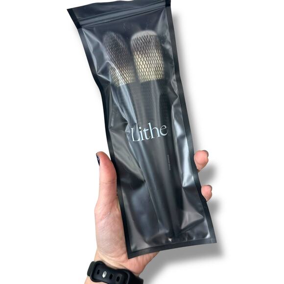 Lithe Beauty NEW Bronzer & Tapered Powder Brush Essential Makeup Face Brush Set - Picture 2 of 5